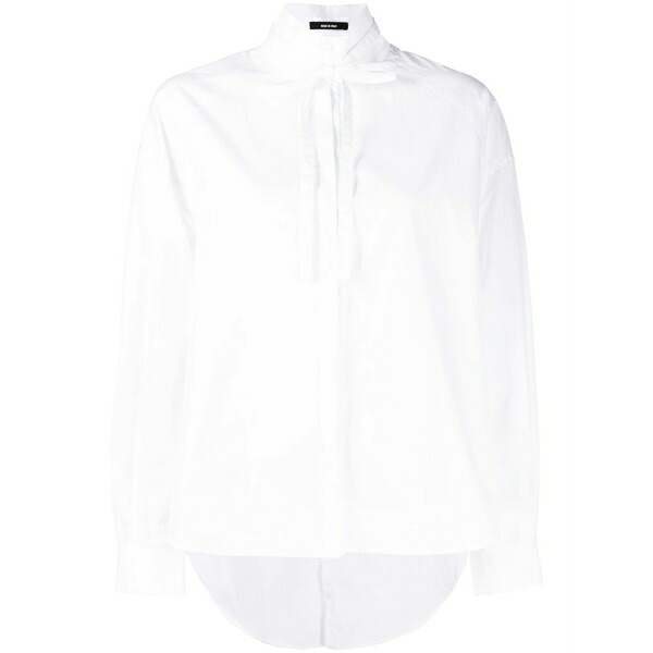 イザベル・ベネナート レディース シャツ トップス Long-sleeve cotton shirt White｜asty