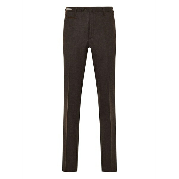 コルネリアーニ メンズ 心地好いズボン下 ボトムス Raw-edge trousers Brown