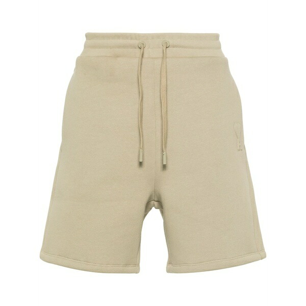 意中の女 メンズ 心地好いズボン下 ボトムス Ami de coeur drawstring track shorts Green