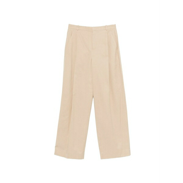 ヴィンス レディース 心地よいズボン下 ボトムス Pleated trousers Neutrals