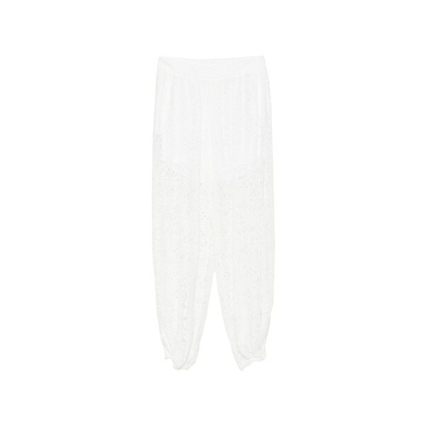 インペリアル レディース 心地よいズボン下 ボトムス Lace trousers White