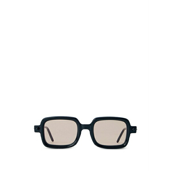 クボラウム メンズ サングラス・アイウェア 付属物 Square-frame sunglasses Black