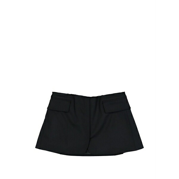 ヴェトモン レディース スコート ボトムス Deconstructed mini skirt Black