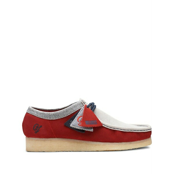 クラークス メンズ ブーツ シューズ Wallabee vcy desert boots Red