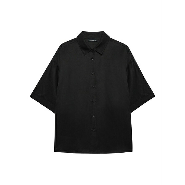 アニービン レディース プルオーバー トップス Coco button-up shirt Black