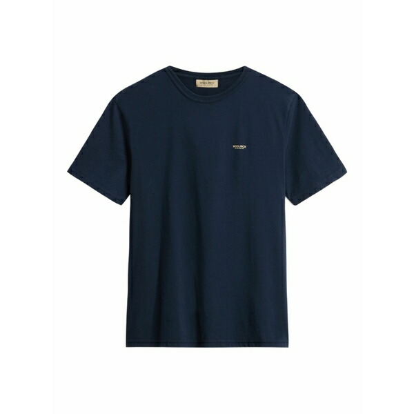 羊毛 一財産 メンズ ティーシャツ トップス Logo-embroidered cotton t-shirt Blue