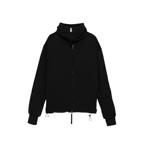 トム・Cr メンズ パーカー・スウェットシャツ アウター M sj 695 zip-up hoodie  Black