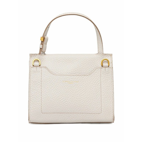ジャンニ・キアリーニ レディース トートバッグ 御徒面子 Small nicole leather tote bag White