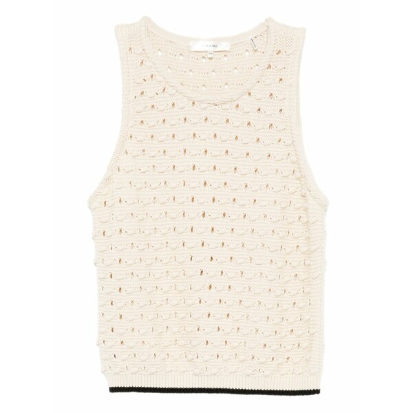 枠組み レディース カットソー トップス Bauble tank top Neutrals