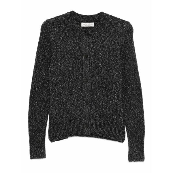マルコポーロ レディース ジレー アウター Button-up cardigan Grey