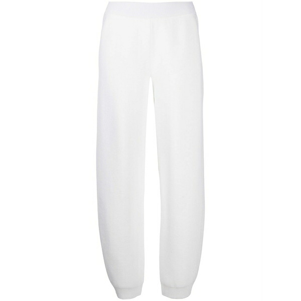 バリー レディース 心地よいズボン下 ボトムス Elasticated-waist trousers White