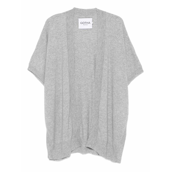 ゴータ レディース ジレー アウター Open-front cardigan Grey