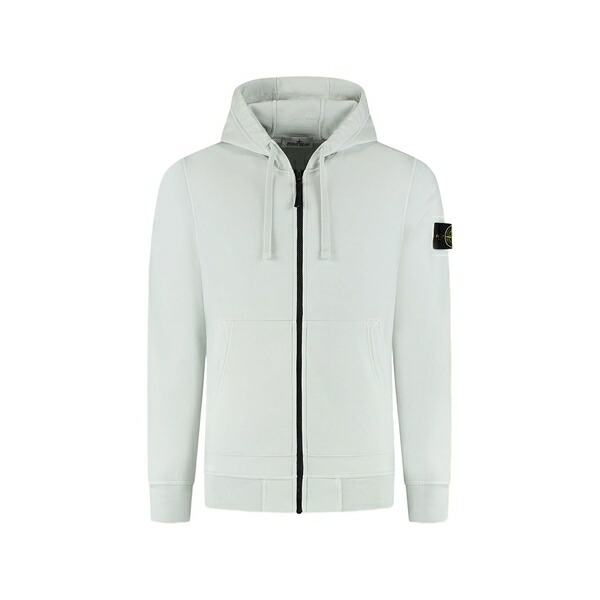ストーンアイランド メンズ パーカー・スウェットシャツ アウター Zip-up hoodie Blue