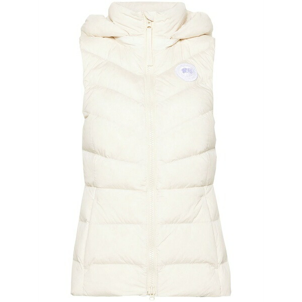 カナダグース レディース 上衣＆上衣 アウター Clair hooded puffer gilet Neutrals