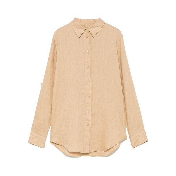 ラルフローレン レディース プルオーバー トップス Linen shirt Neutrals