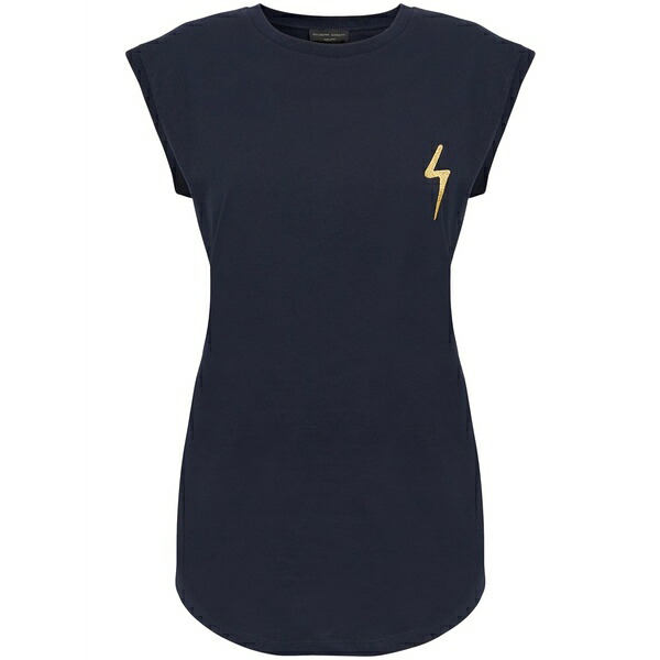 ジュゼッペザノッティ レディース カットソー トップス Ursella logo-embroidered sleeveless cotton tank top Black