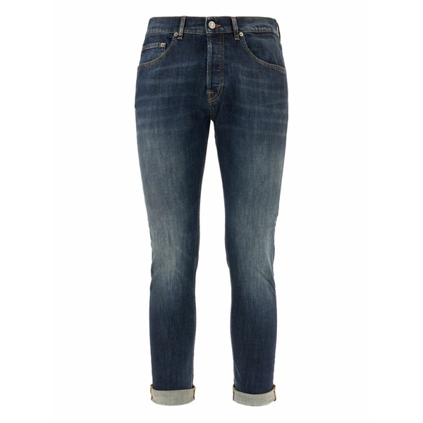 ドンダップ メンズ ジーンズズボン下 ボトムス Cuffed jeans Blue