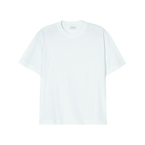 クローズド メンズ プルオーバー トップス Cotton t-shirt White