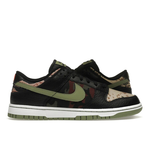 Nike ナイキ メンズ スニーカー 【Nike Dunk Low Crazy Camo】 サイズ US_12(30.0cm) Black/Multi-Olive｜asty