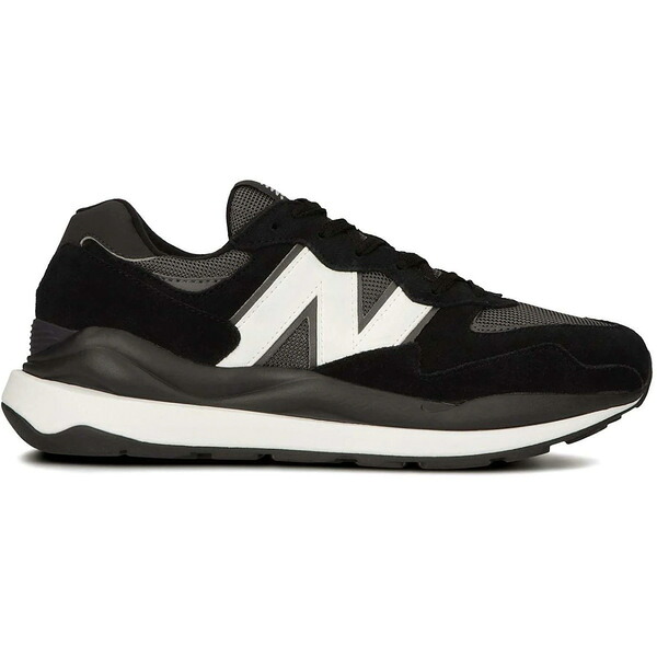 New Balance ニューバランス メンズ スニーカー 【New Balance 57/40 Black Grey White】 サイズ US_10(28.0cm) Black/White|asty