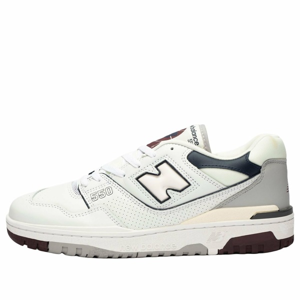 New Balance ニュー平衡にする メンズ スニーカー  【New Balance 550 \u0027White Indigo Burgundy\u0027 BB550PWB】  大きさ US_M_4