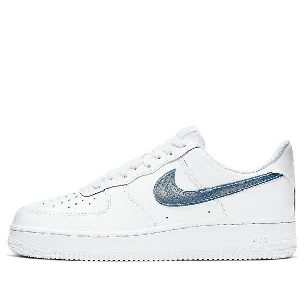 Nike ナイキ メンズ スニーカー  【Nike Air Force 1 Low \u0027Blue Snakeskin\u0027 CW7567-100】  大きさ US_5.5(23.5糎)