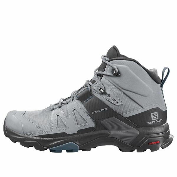 SALOMON サロモン レディース スニーカー 【(WMNS) SALOMON X Ultra 4 Mid Gore-Tex 'Grey' 416249】 サイズ US_7(24.0cm)｜asty