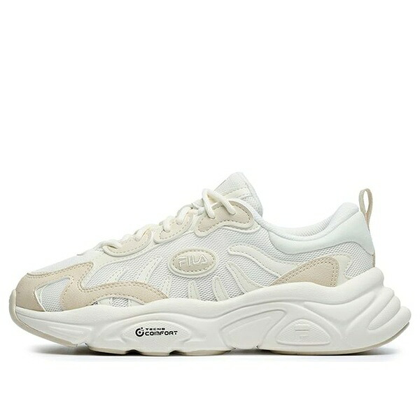 FILA フィラ レディース スニーカー 【(WMNS) FILA Keppler Sneakers 'White Beige' F12W232129FWG】 サイズ US_7(24.0cm)｜asty