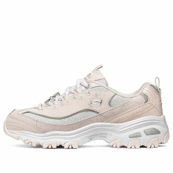 Skechers スケッチャーズ レディース スニーカー 【(WMNS) Skechers D'lites 1.0 Running Shoes White/Pink 12241-PKW】 サイズ US_6.5(23.5cm)｜asty 26,134円