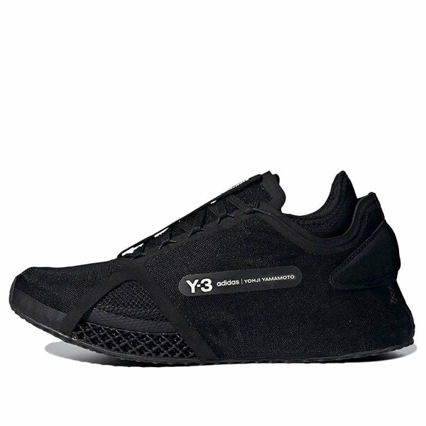 adidas アディダス メンズ スニーカー  【adidas Y-3 Runner 4D IOW \u0027Black\u0027 FZ4502】  大いさ US_5.5(23.5糎) 靴-スニーカー