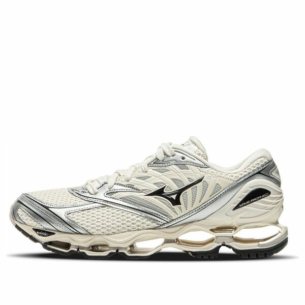 Mizuno ミズノ メンズ スニーカー  【Mizuno Wave Prophecy LS \u0027Pristine Black Silver\u0027 D1GA251101】  大きさ US_10.5(28.5糎)