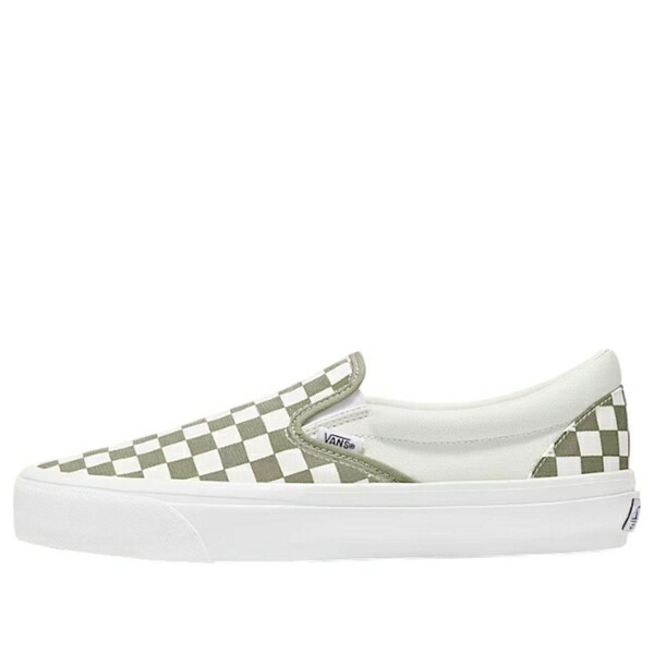 Vans バンズ メンズ スニーカー  【Vans Classic Slip-On 98 LX Checkerboard \u0027Eucalyptus\u0027 VN000D5AEQB】  大きさ US_11.5(29.5糎)