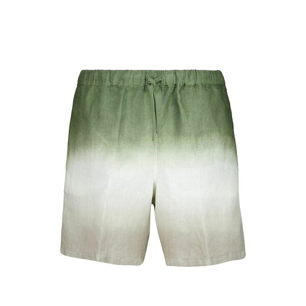 120%リノ メンズ カジュアルパンツ ボトムス Drawstring ombr?? bermuda shorts Green|asty