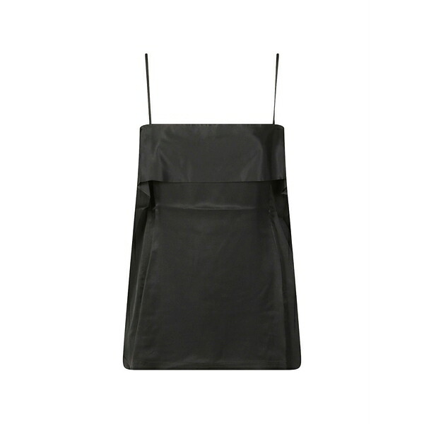 イロ レディース プルオーバー トップス Square-neck blouse  Black