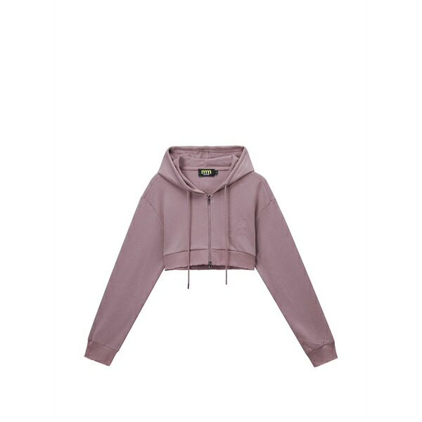 ミニクリーム レディース カットソー トップス Logo-patch top Grey｜asty