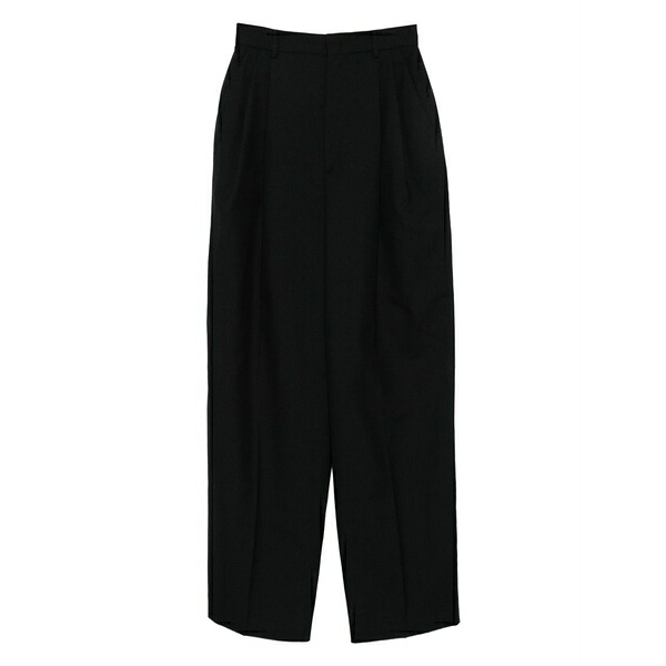 モスキーノ レディース 心地好いズボン下 ボトムス Back-pocket pleated trousers Black