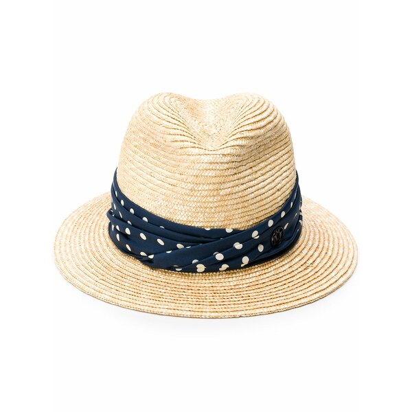 メゾンミッシェル レディース 帽子 アクセサリー Bobbie straw sun hat Neutrals|asty