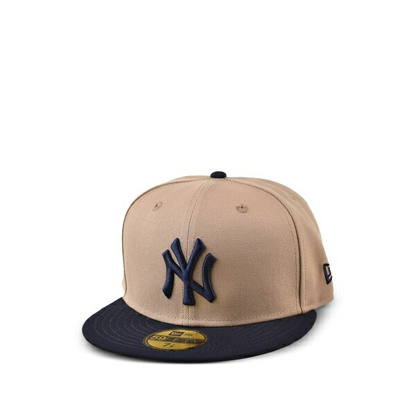 ニューエラ メンズ 帽子 アクセサリー 59fifty new york yankees evergreen fitted cap Neutrals｜asty