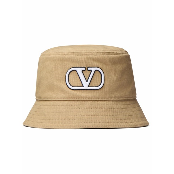 ヴァレンティノ ガラヴァーニ メンズ 鳥打ち帽 付属物 Vlogo signature bucket hat Neutrals