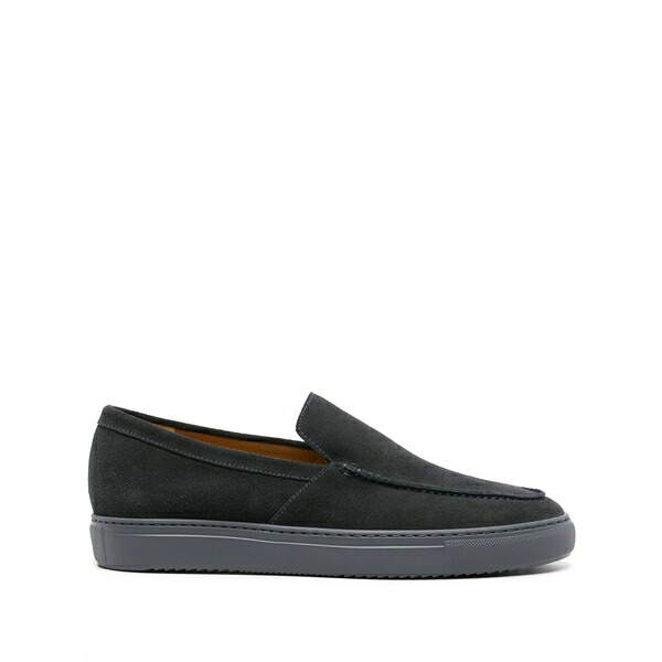 ドンカルズ メンズ スリッポン・ローファー シューズ Round-toe suede loafers Blue