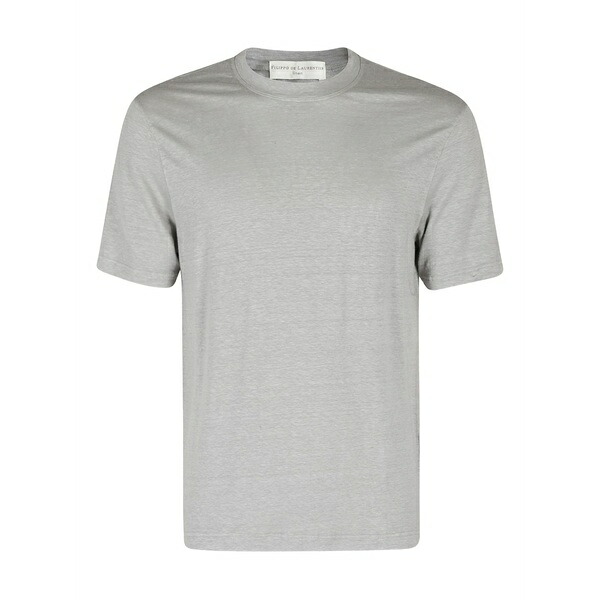 フィリッポ デ ラウレンティス メンズ プルオーバー トップス Crew neck short-sleeve t-shirt Grey