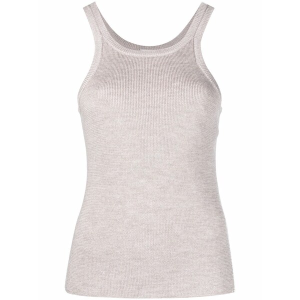 マグダ・ブトリム レディース 編み物\u0026ティーシャツ アウター Slim-fit knit tank top Neutrals