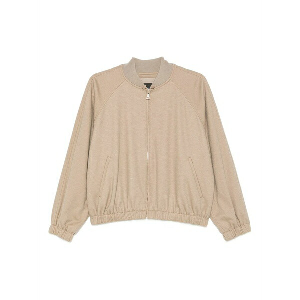 ファビアナ フィリッピ レディース 上衣＆上衣 アウター Zip bomber jacket Neutrals