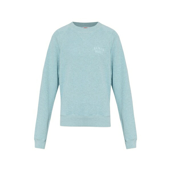 ケンゾー レディース ニット&セーター アウター Boke heart logo-embroidered sweater Blue｜asty