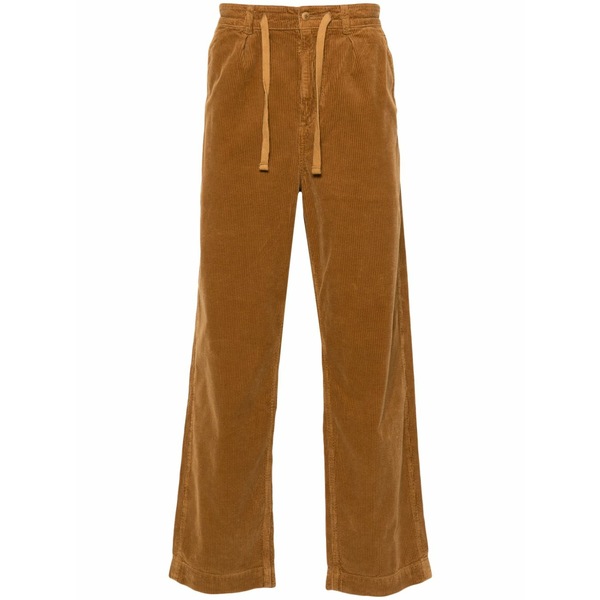 ラルフローレン メンズ 心地好いズボン下 ボトムス Corduroy straight-leg trousers Brown