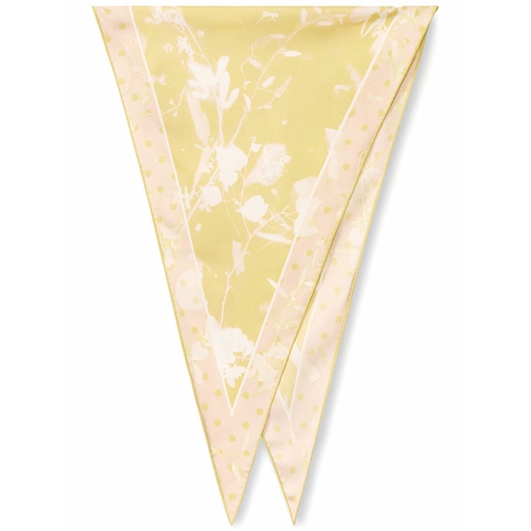 ファビアナ フィリッピ レディース えり巻き・袈裟・えり巻き 付属物 Tillia-print silk scarf Yellow