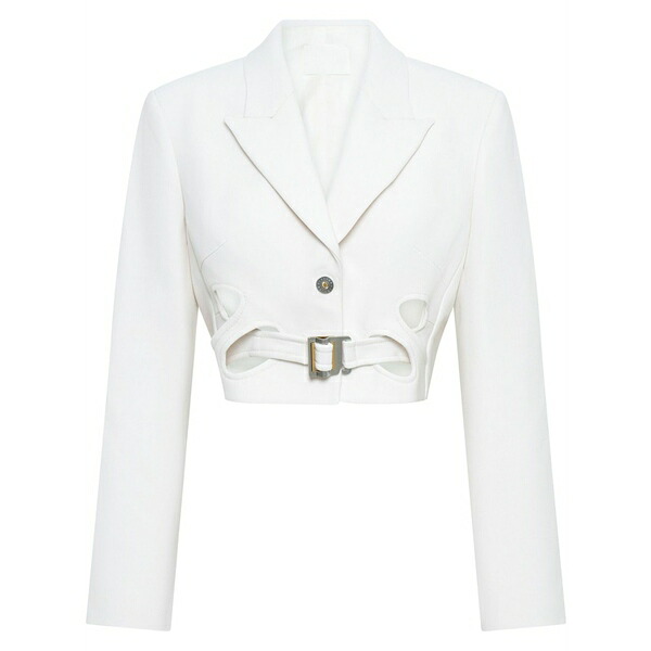 ディオンリー レディース 上衣＆上衣 アウター Interloop belted blazer  White