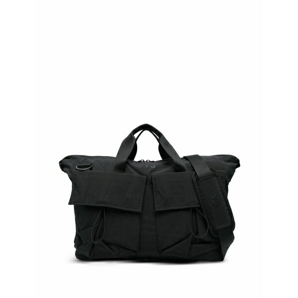 ワイスロバート・エドワード・リー メンズ トートバッグ 御徒面子 Logo patch tote bag Black