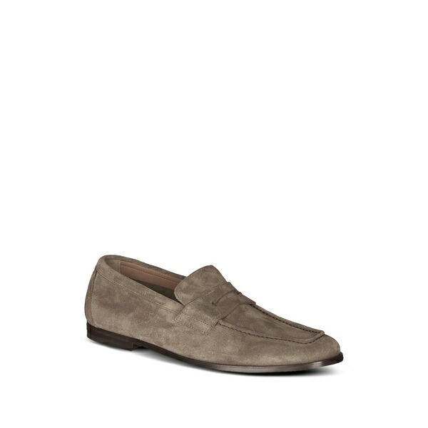ドンカルズ メンズ スリッポン・ローファー シューズ Suede flat loafers Neutrals