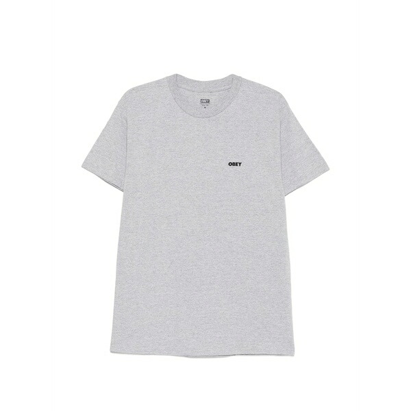 オベイ メンズ プルオーバー トップス Logo-detail t-shirt Grey